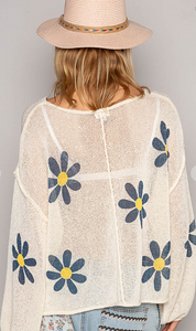 Pol Floral Sweater