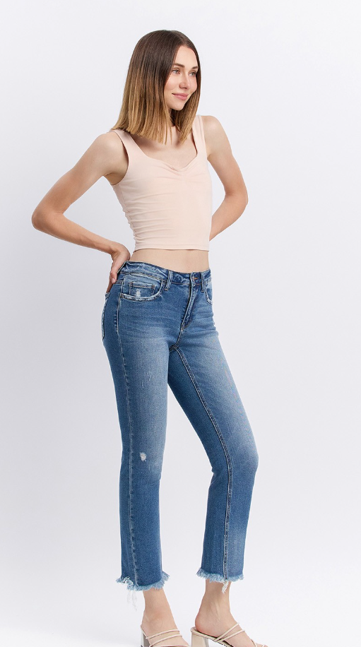 Flying Monkey Crop Slim Jean