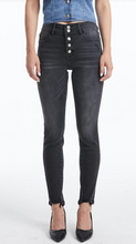 Load image into Gallery viewer, Bayeas High Rise Skinny Jeans in Black Melody
