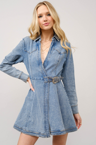 Maggie Western Buckle Dress