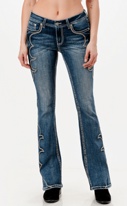 Josie Bootstitch Easy Flare Jeans