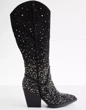 Load image into Gallery viewer, Very G Blaze Tall Rhinestone Boots
