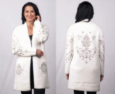 Venario Candice Cardigan - White