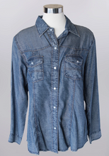 Load image into Gallery viewer, Florence Soft Denim Button-Up Shirt
