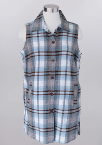 Kadee Plaid Sleeveless Top