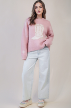 Load image into Gallery viewer, Halley Cowboy Boots Graphic Print Knit Sweater
