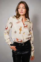 Load image into Gallery viewer, Chantel Western Embroidered Shirt
