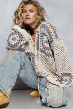 Load image into Gallery viewer, Haley Crochet Sweater Cardigan

