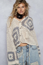 Load image into Gallery viewer, Haley Crochet Sweater Cardigan
