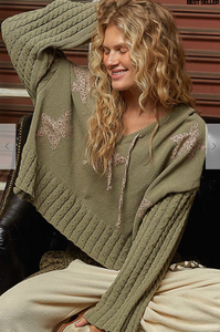 Meredith Leopard Stars Sweater