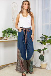 Jolene Patchwork Denim Pants