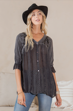 Load image into Gallery viewer, Gladis Western Beaded Embellished Top
