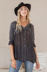 Gladis Western Beaded Embellished Top