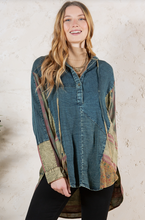 Load image into Gallery viewer, Gretchen Long Boho Patchwork Top
