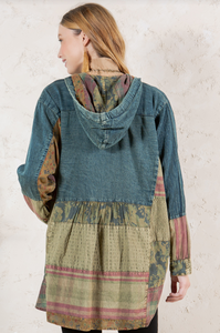 Gretchen Long Boho Patchwork Top