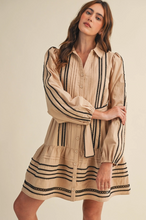 Load image into Gallery viewer, Gina Contrast Lace Trim Dress
