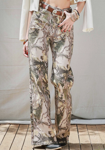 Harlee High-Rise Camo Jeans