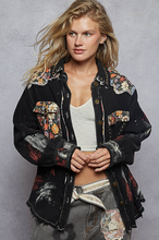 Load image into Gallery viewer, Amelia Distressed Boho Jacket

