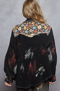 Amelia Distressed Boho Jacket