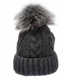 Cable Weave Fleece Lined Beanie