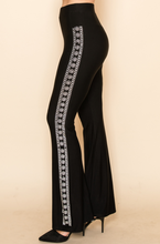 Load image into Gallery viewer, Keely Rhinestone Flare Leggings
