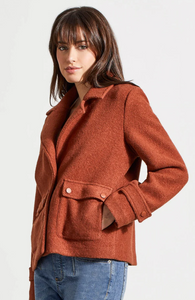 Tribal Cinnamon Peacoat