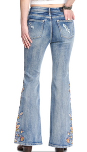 Grace in LA Embroidered Jeans