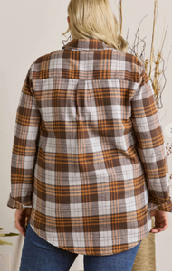 Carlie Plus Plaid Shacket