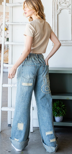 Washed Love Denim Jean