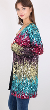 Load image into Gallery viewer, Gradient Sequin Cocktail Blazer
