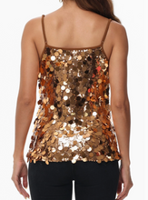 Load image into Gallery viewer, Sleeveless Sequin Cami
