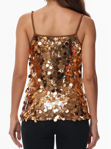 Sleeveless Sequin Cami