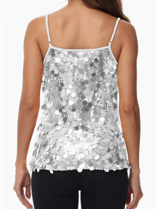 Sleeveless Sequin Cami