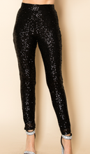 Load image into Gallery viewer, Vocal Shine Bright Sequined leggings
