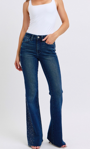 Judy Blue Rhinestone side jean