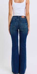 Judy Blue Rhinestone side jean