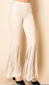 Vocal Fringed Suede Pant