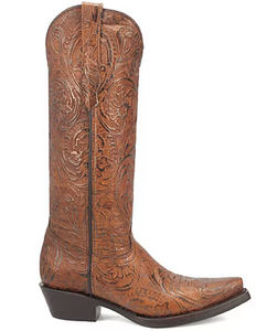 Dingo Bellona Tooled Boot brown