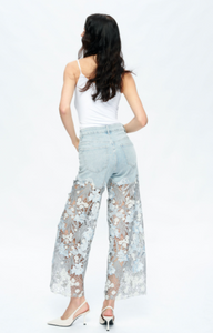 Bayeas Lace Meets the Blues Jean