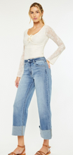 Load image into Gallery viewer, Kan Can Cuffed Flare Jean
