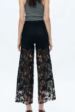 Load image into Gallery viewer, Bayeas High Rise Lace Meets the Blues Jean
