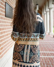 Load image into Gallery viewer, Kellie Aztec Fringe Cardigan
