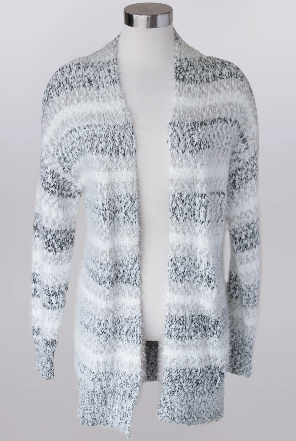 Isabelle Grey Ombre Cardigan
