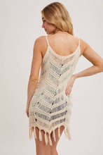 Load image into Gallery viewer, Demetria Fringe Mini Dress

