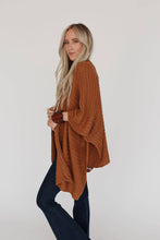 Load image into Gallery viewer, So Deserving Knit Ruana - Camel
