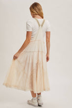 Load image into Gallery viewer, Millie Lace Embroidered Tulle Bib Maxi Dress
