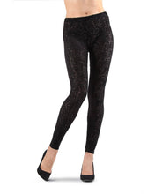 Load image into Gallery viewer, Black Velvet Lace Tights
