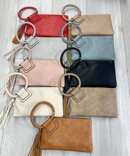 Load image into Gallery viewer, Soft Vegan Leather Wristlet/Clutch
