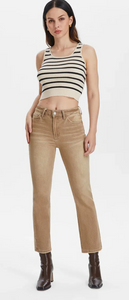 Bayeas Khaki Crop Jean