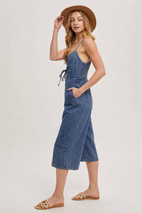 Emile Acid Washed Denim Jumpsuit